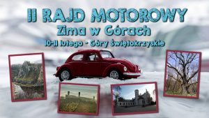 naklejka drugiego rajdu motorowego "Zima w Górach"